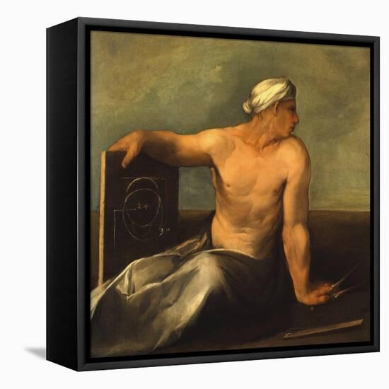 A Personification of Geometry-Dosso Dossi-Framed Stretched Canvas