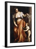 A Personification of Sculpture, C.1557-59-Paolo Caliari-Framed Giclee Print