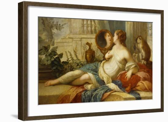 A Personification of Vanity-Pietro Liberi (Follower of)-Framed Giclee Print