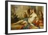 A Personification of Vanity-Pietro Liberi (Follower of)-Framed Giclee Print