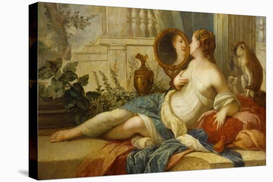 A Personification of Vanity-Pietro Liberi (Follower of)-Stretched Canvas