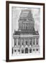 A perspective view of the Bank of England, 1743 (1903)-Robert West-Framed Giclee Print