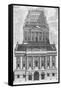 A perspective view of the Bank of England, 1743 (1903)-Robert West-Framed Stretched Canvas