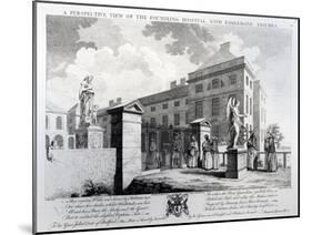 A Perspective View of the Foundling Hospital, Engraved by Edward Rooker, 1749-Samuel Wale-Mounted Giclee Print