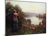 A Pet Rosebush-Daniel Ridgway Knight-Mounted Giclee Print