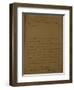 A Petition to Be Released from Jail, 31st June 1753-Francois Marie Arouet Voltaire-Framed Giclee Print