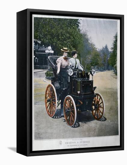 A Petrol-Powered Phaeton, 1896-Goupil-Framed Stretched Canvas