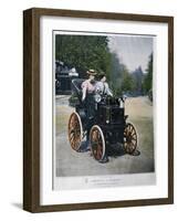 A Petrol-Powered Phaeton, 1896-Goupil-Framed Giclee Print