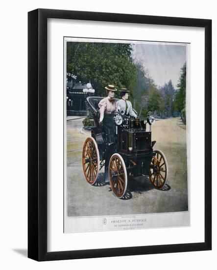 A Petrol-Powered Phaeton, 1896-Goupil-Framed Giclee Print