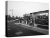 A Petrol Station Forecourt, Grimsby, Lincolnshire, 1965-Michael Walters-Stretched Canvas