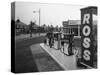 A Petrol Station Forecourt, Grimsby, Lincolnshire, 1965-Michael Walters-Stretched Canvas