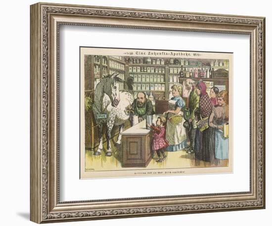 A Pharmacy of the Future-null-Framed Art Print