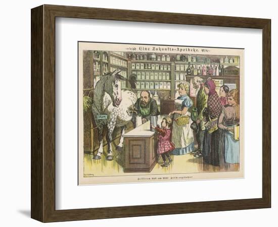 A Pharmacy of the Future-null-Framed Art Print