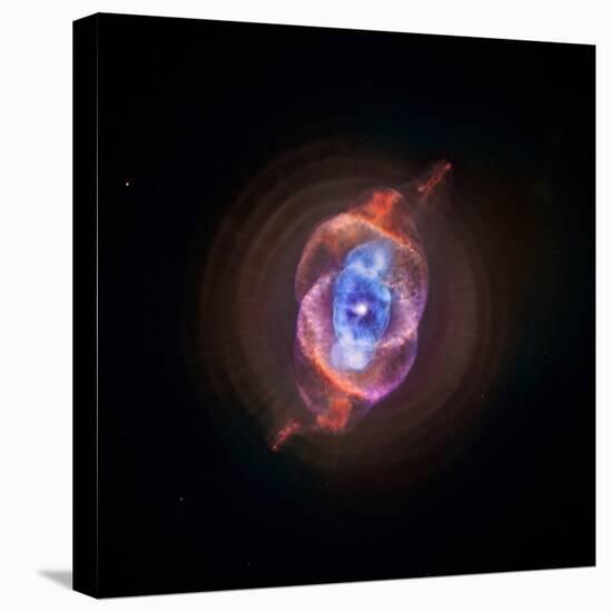 A Phase that Sun-like stars Undergo at the End of their Lives, Cat's Eye Nebula Redux, Chandra data-null-Stretched Canvas