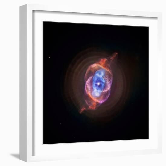 A Phase that Sun-like stars Undergo at the End of their Lives, Cat's Eye Nebula Redux, Chandra data-null-Framed Photographic Print