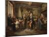 A Philharmonic Rehearsal in a Farmhouse, 1860-John Evan Hodgson-Mounted Giclee Print