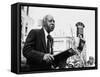 A. Philip Randolph Making Speech at Rally Harlem. Aug. 1958-null-Framed Stretched Canvas
