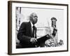 A. Philip Randolph Making Speech at Rally Harlem. Aug. 1958-null-Framed Photo