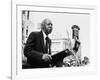 A. Philip Randolph Making Speech at Rally Harlem. Aug. 1958-null-Framed Photo