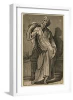 A Philosopher, Between 1500 and 1552-Domenico Beccafumi-Framed Giclee Print