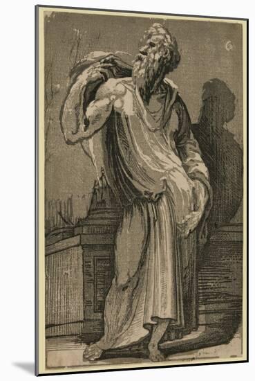 A Philosopher, Between 1500 and 1552-Domenico Beccafumi-Mounted Giclee Print