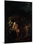 A Philosopher by Lamp Light, exh. 1769-Joseph Wright of Derby-Mounted Giclee Print