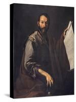 A Philosopher, C.1640-Jusepe de Ribera-Stretched Canvas