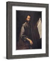 A Philosopher, C.1640-Jusepe de Ribera-Framed Giclee Print