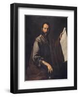 A Philosopher, C.1640-Jusepe de Ribera-Framed Giclee Print