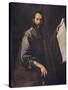 A Philosopher, C.1640-Jusepe de Ribera-Stretched Canvas