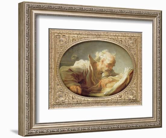 A Philosopher, c.1764-Jean-Honoré Fragonard-Framed Giclee Print