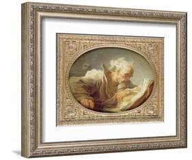 A Philosopher, c.1764-Jean-Honoré Fragonard-Framed Giclee Print