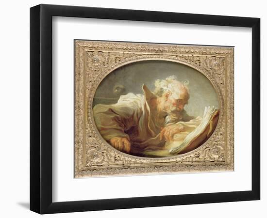 A Philosopher, c.1764-Jean-Honoré Fragonard-Framed Giclee Print