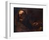 A Philosopher, Half Length, His Left Hand Resting on a Book-Giovanni Battista Langetti-Framed Giclee Print