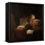 A Philosopher-Salomon Koninck-Framed Stretched Canvas