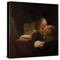 A Philosopher-Salomon Koninck-Stretched Canvas