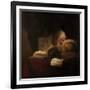 A Philosopher-Salomon Koninck-Framed Giclee Print