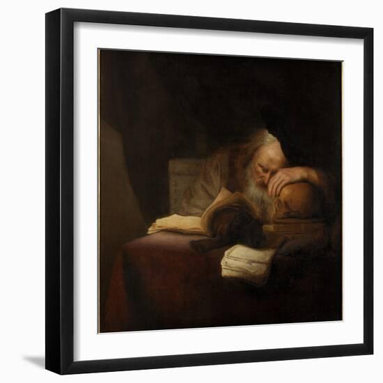 A Philosopher-Salomon Koninck-Framed Giclee Print
