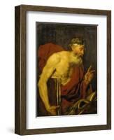 A Philosopher-Giambattista Langetti-Framed Giclee Print