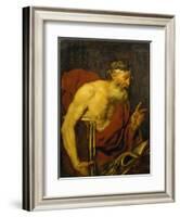 A Philosopher-Giambattista Langetti-Framed Giclee Print