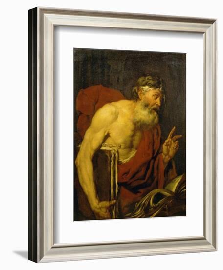 A Philosopher-Giambattista Langetti-Framed Giclee Print