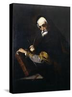 A Philosopher-Jusepe de Ribera-Stretched Canvas