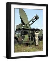 A Phoenix Tactical Satellite Terminal-Stocktrek Images-Framed Photographic Print