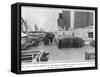 A Photograph of Passengers on the Boat Deck of the Titanic Whilst Docked in Cork, Ireland-null-Framed Stretched Canvas