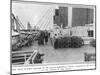 A Photograph of Passengers on the Boat Deck of the Titanic Whilst Docked in Cork, Ireland-null-Mounted Photographic Print