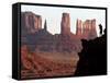 A Photographer at Monument Valley in the Navajo Nation, Ariz.-null-Framed Stretched Canvas