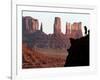 A Photographer at Monument Valley in the Navajo Nation, Ariz.-null-Framed Photographic Print