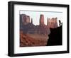 A Photographer at Monument Valley in the Navajo Nation, Ariz.-null-Framed Photographic Print