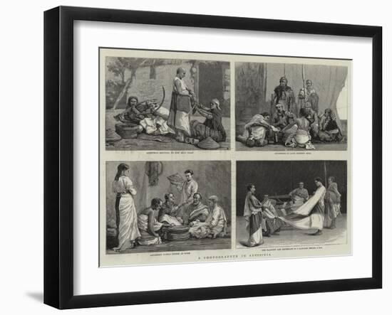 A Photographer in Abyssinia-null-Framed Giclee Print