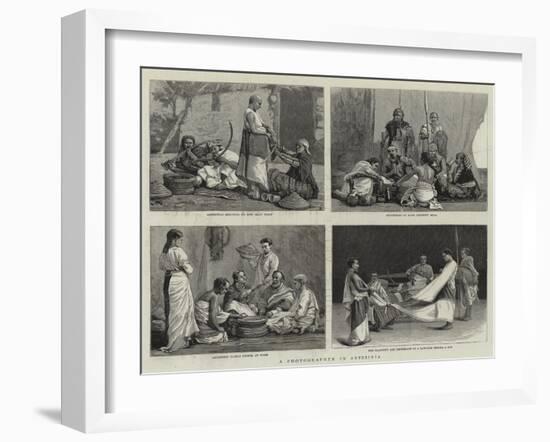 A Photographer in Abyssinia-null-Framed Giclee Print